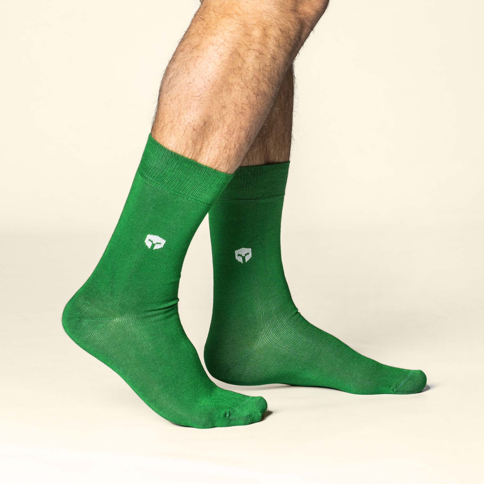 Bamboe sokken Modern groen – Heren 3-Pack - Afbeelding 2