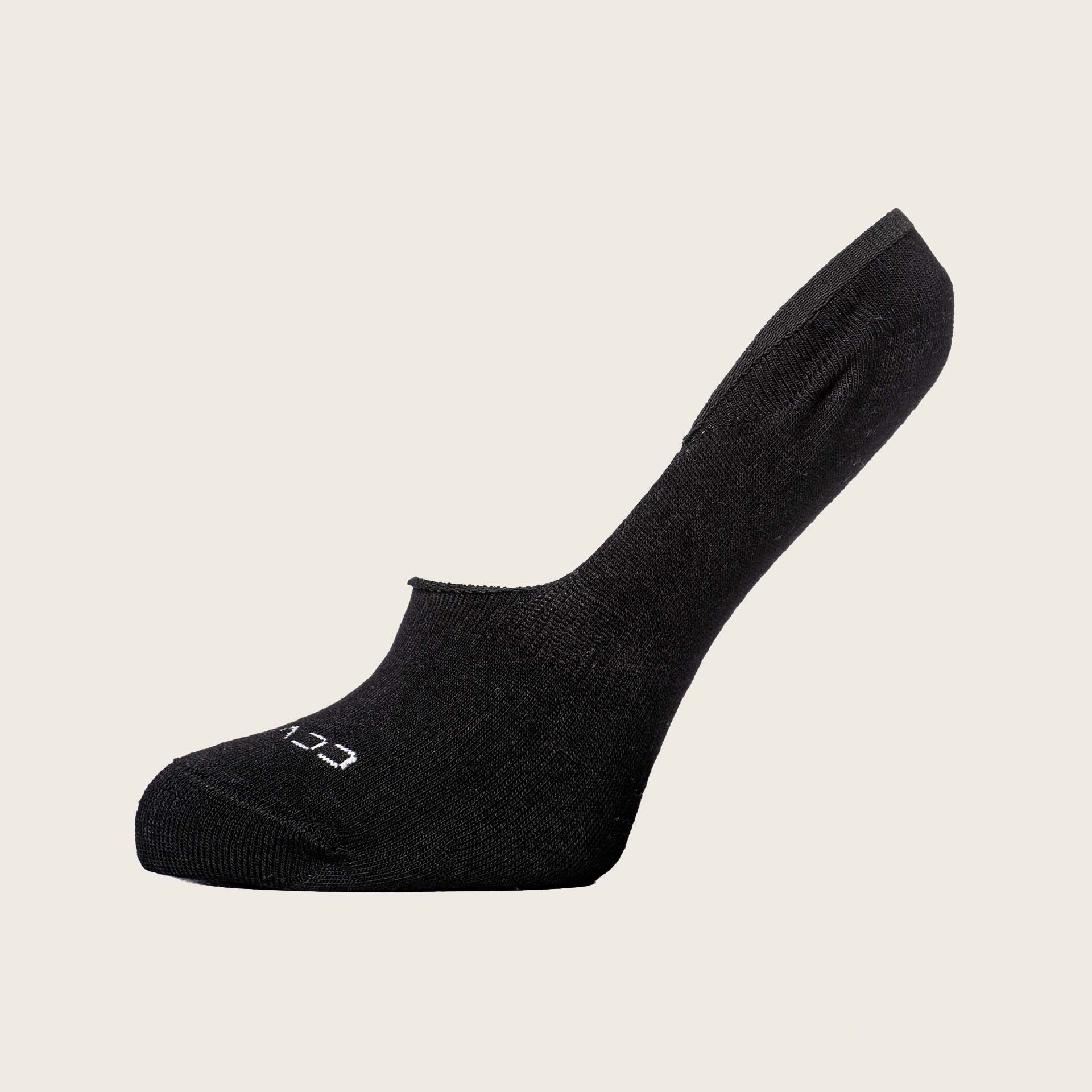 Bamboe enkelsokken Footies zwart - Heren 6-Pack - Afbeelding 3