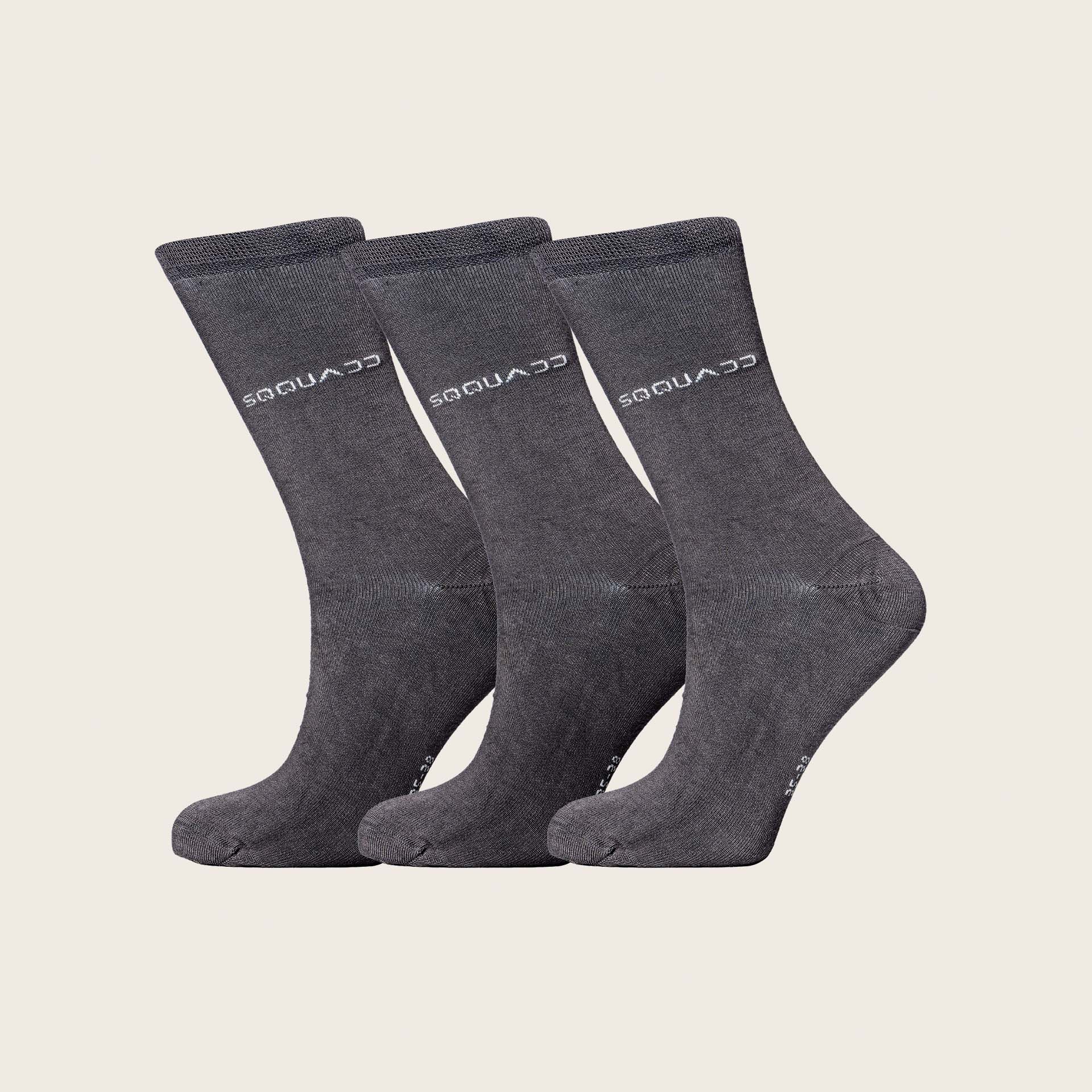 Bamboe sokken Classic grijs – Heren 3-Pack