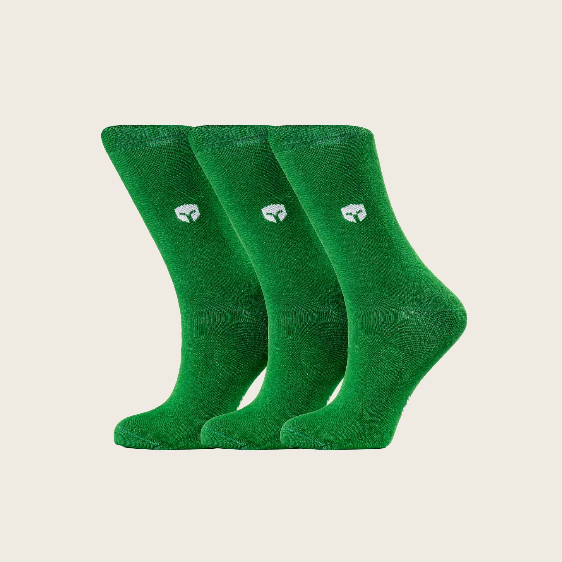 Bamboe sokken Modern groen – Heren 3-Pack