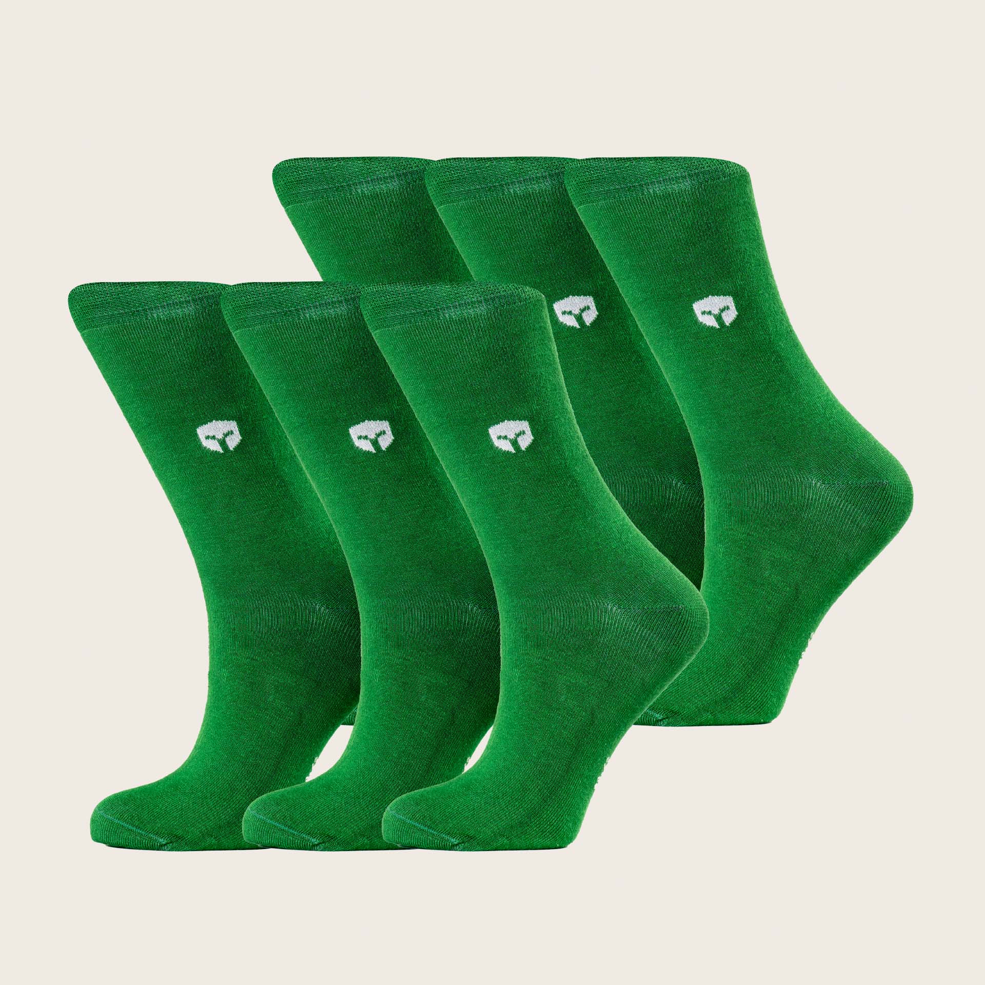 Bamboe sokken Modern groen – Dames 6-Pack