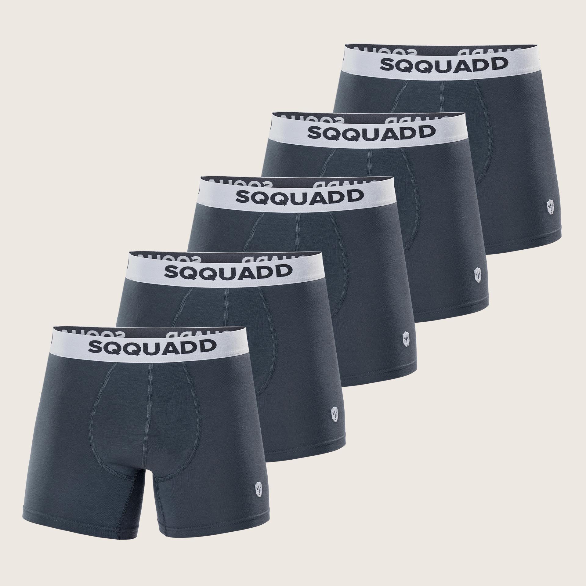 Bamboe Boxershorts Grijs 5-Pack - Afbeelding 2