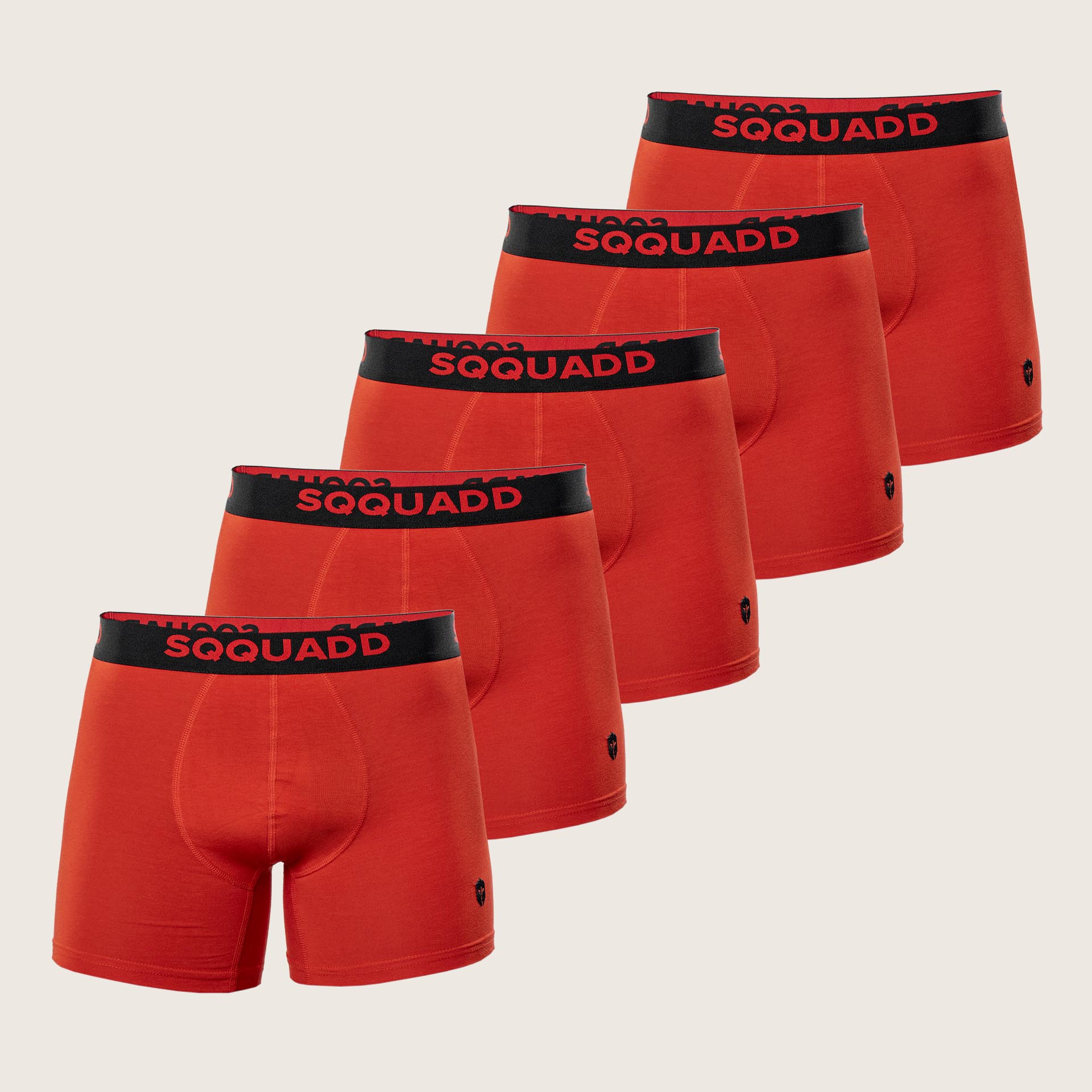 Bamboe Boxershorts Rood 5-Pack - Afbeelding 2