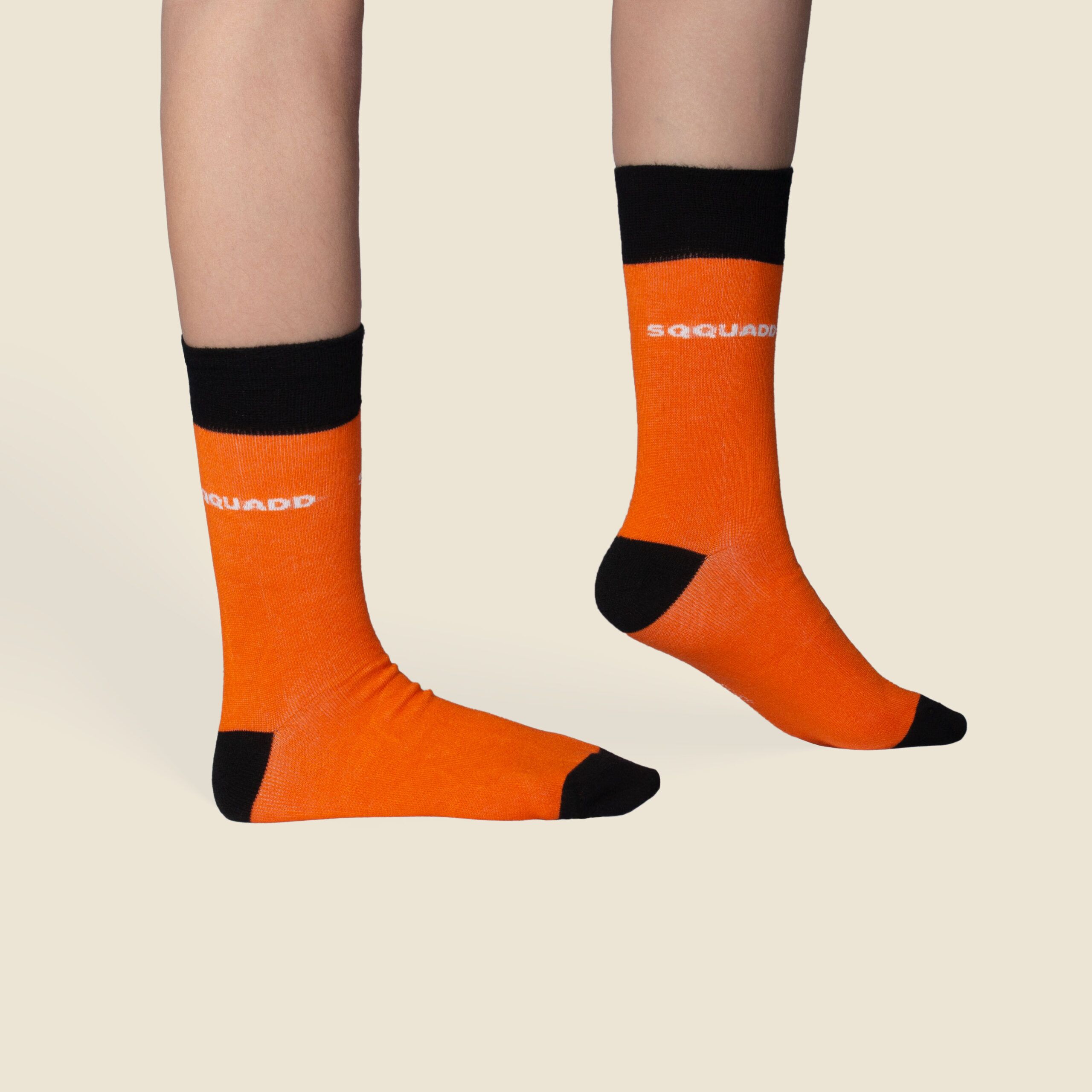 Bamboe sokken Cool oranje – zwart – Dames 6-pack - Afbeelding 2
