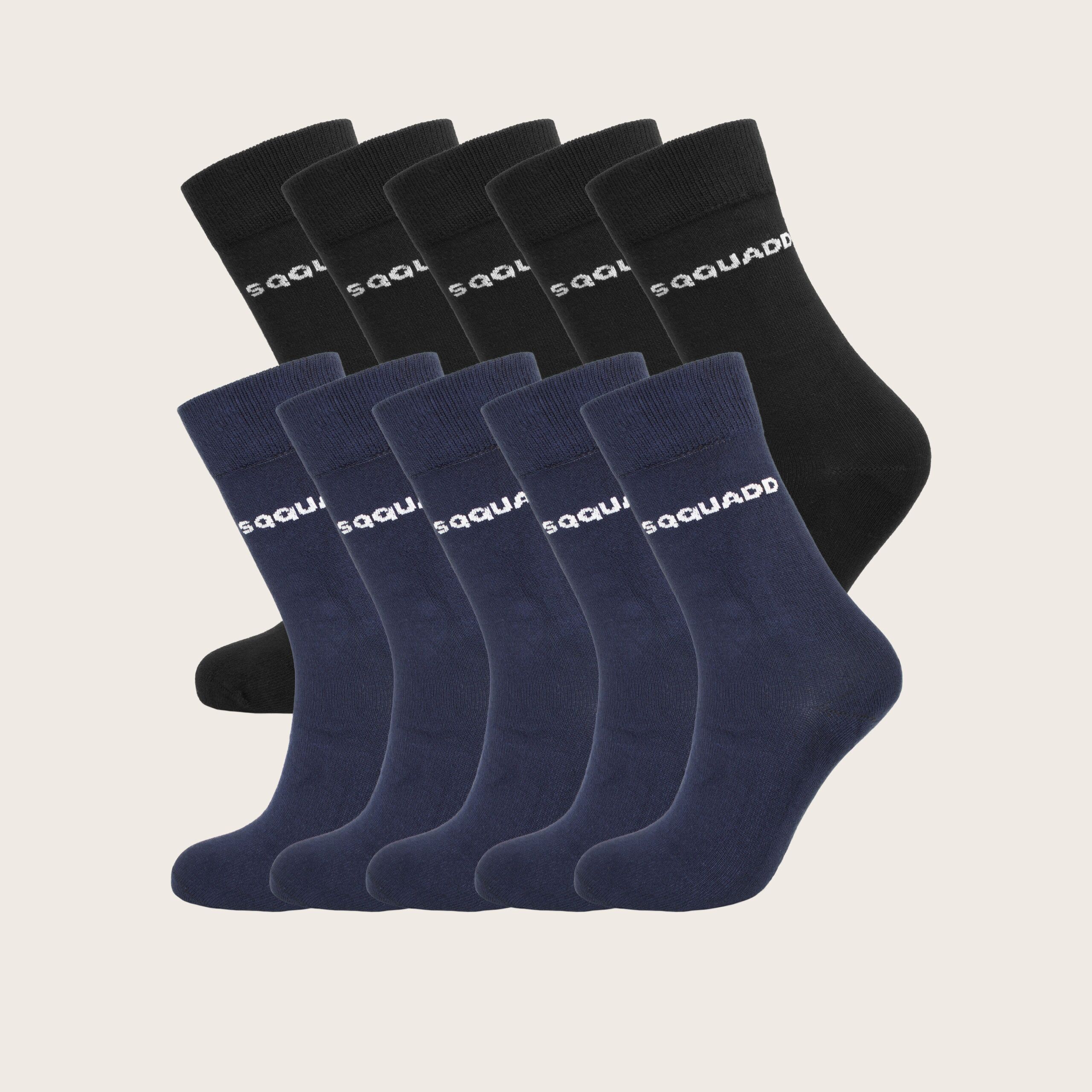 Bamboe sokken Dames Dark 10-pack