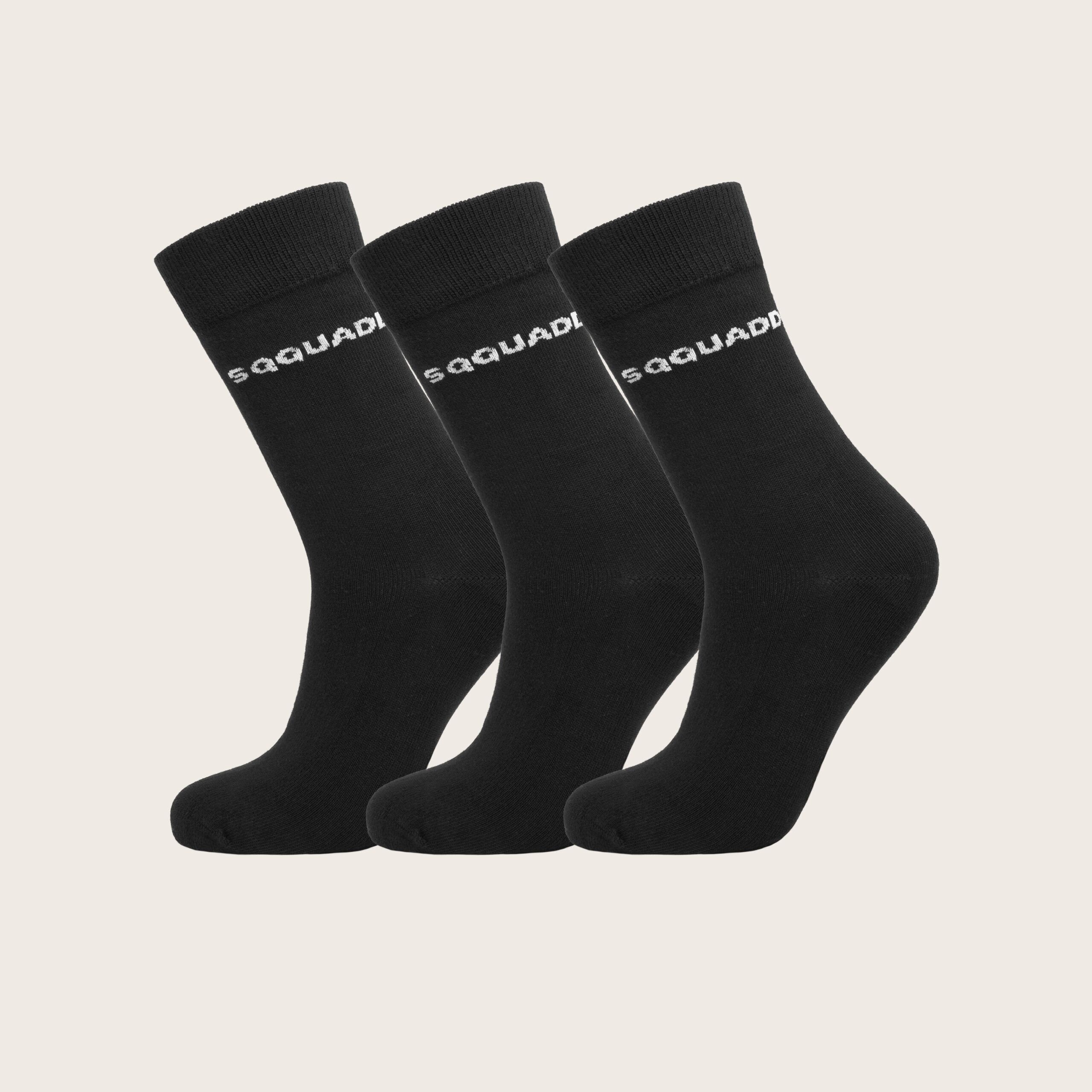 Bamboe sokken Classic zwart – Heren 3-Pack