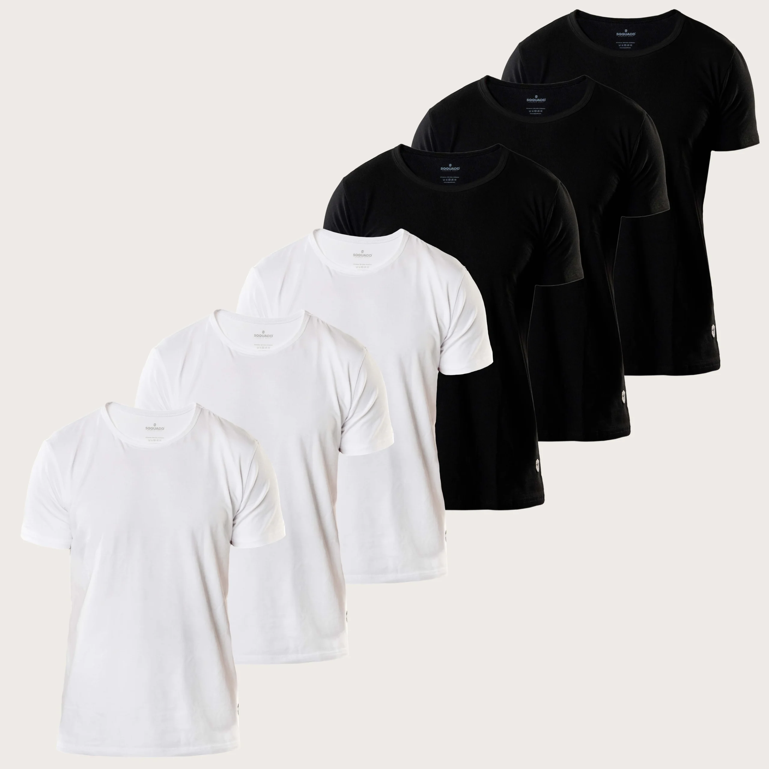 Bamboe T-shirt Heren Regular fit Ronde hals – Mix 6-pack - Afbeelding 2