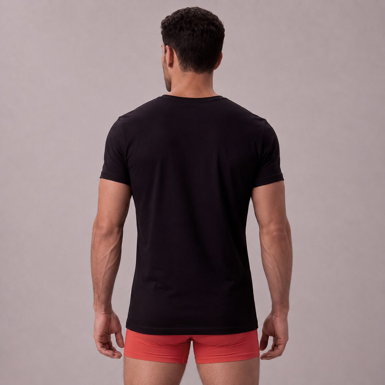 Bamboe T-shirt Heren Slim fit V-hals – Mix 4-pack - Afbeelding 5
