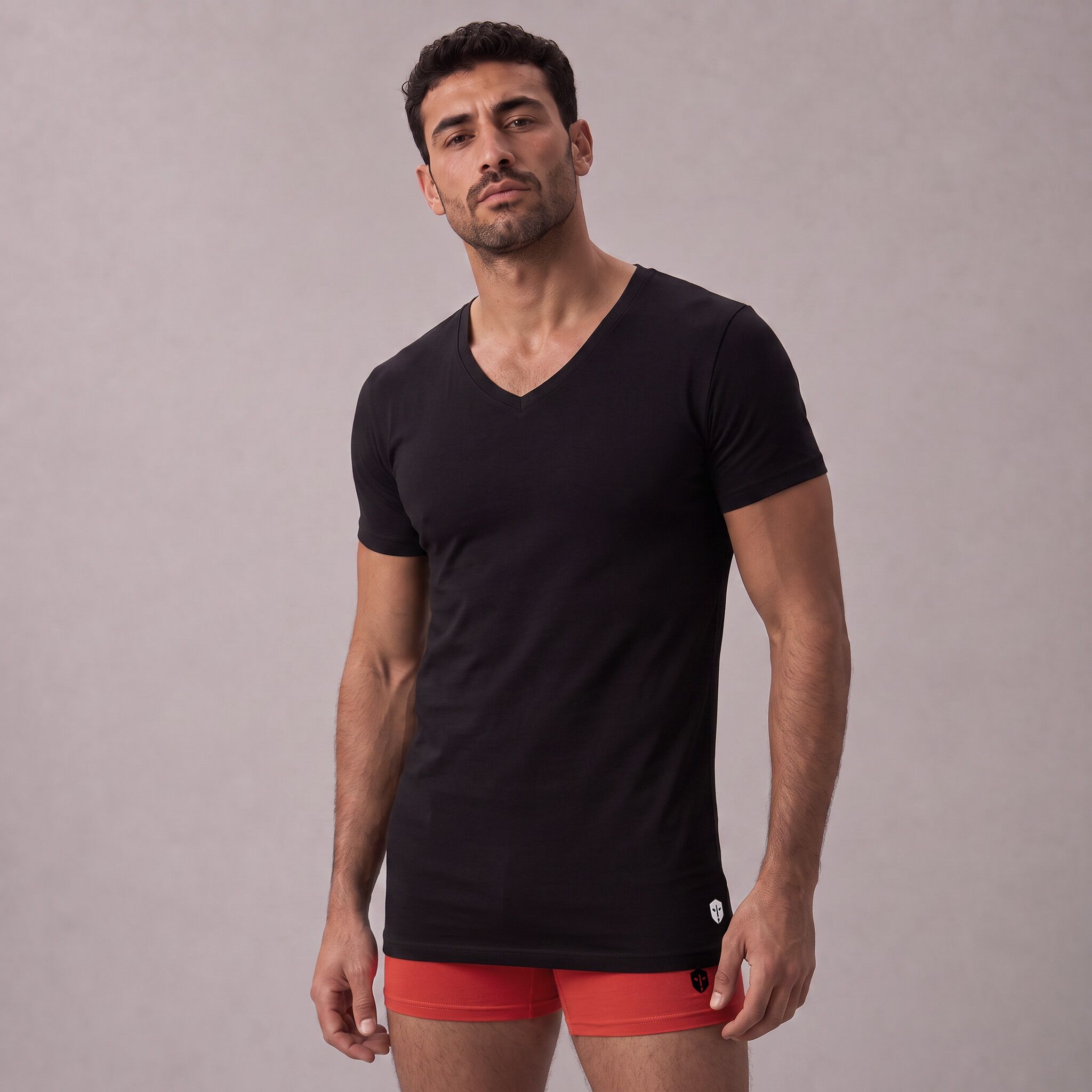 Bamboe T-shirt Heren Slim fit V-hals – Mix 4-pack - Afbeelding 4