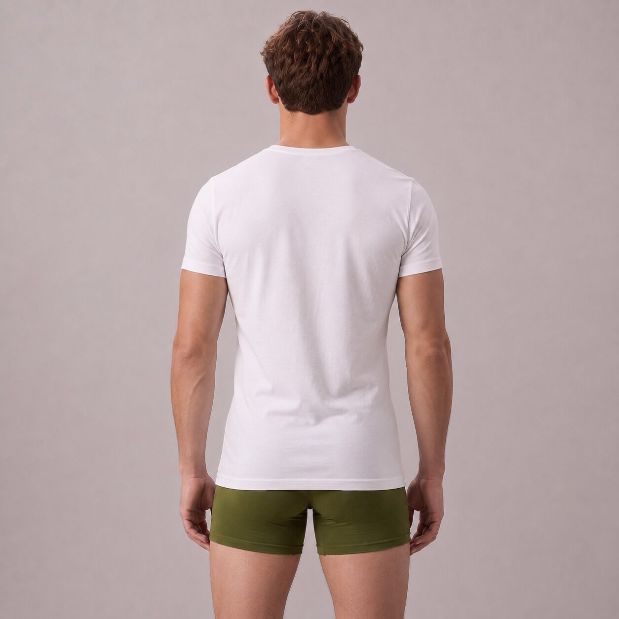 Bamboe T-shirt Heren Slim fit V-hals – Mix 4-pack - Afbeelding 3