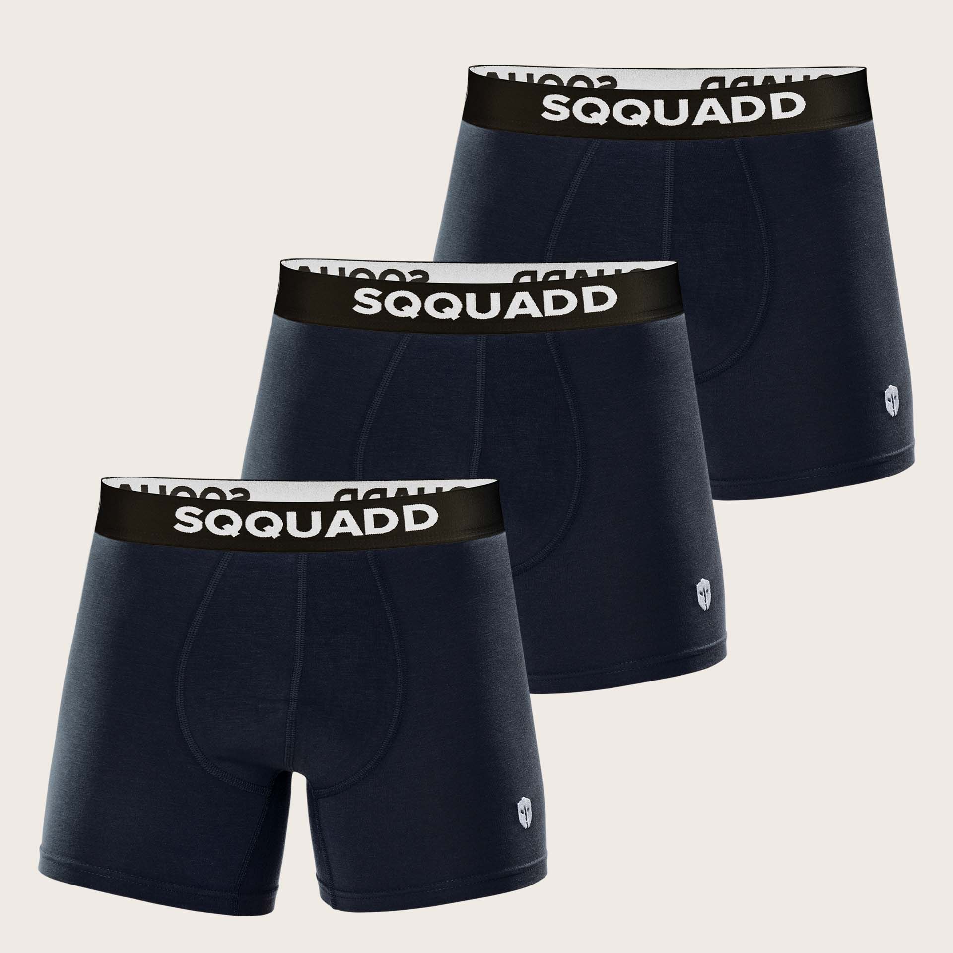 Bamboe Boxershorts Navy 3-pack - Afbeelding 2