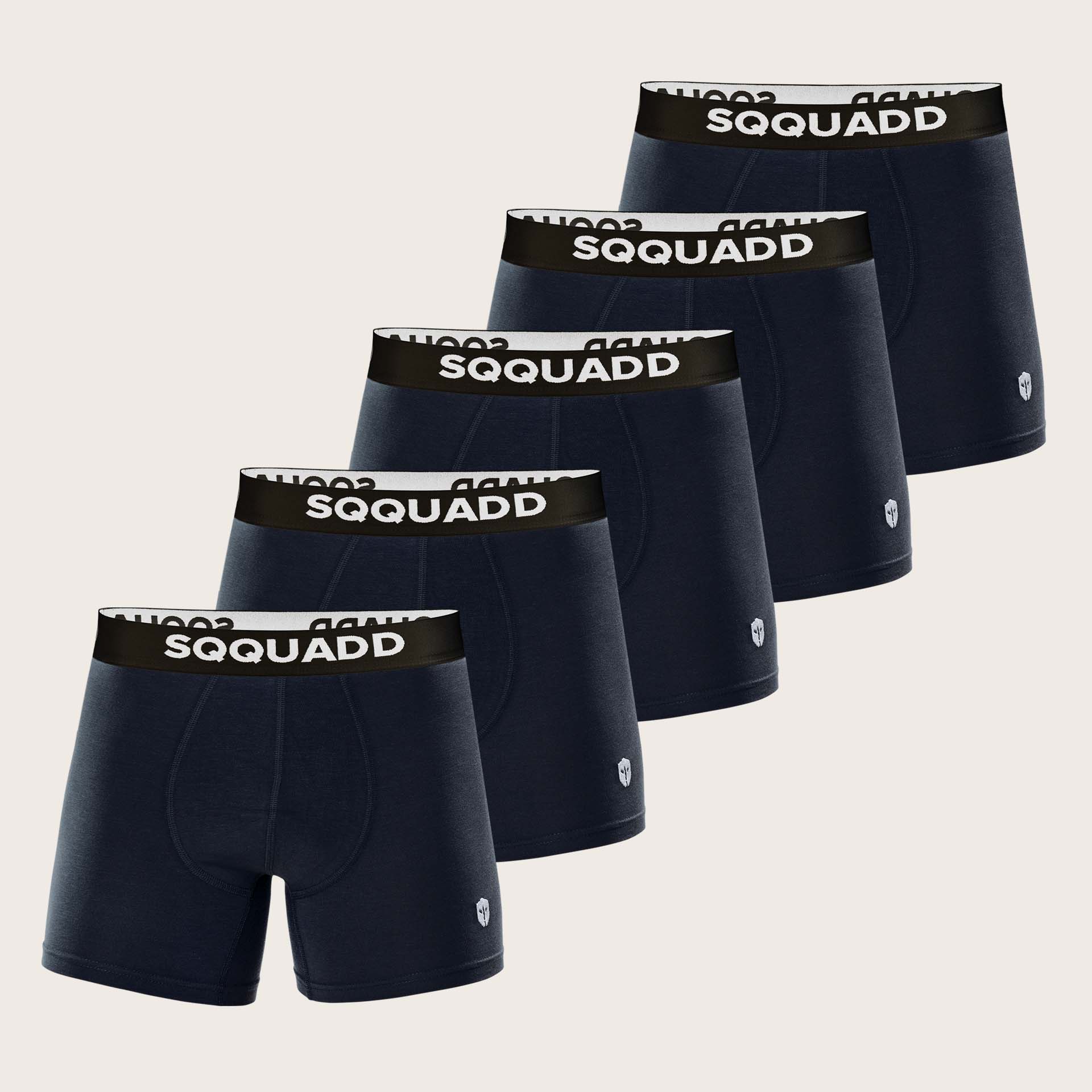 Bamboe Boxershorts Navy 5-pack - Afbeelding 2