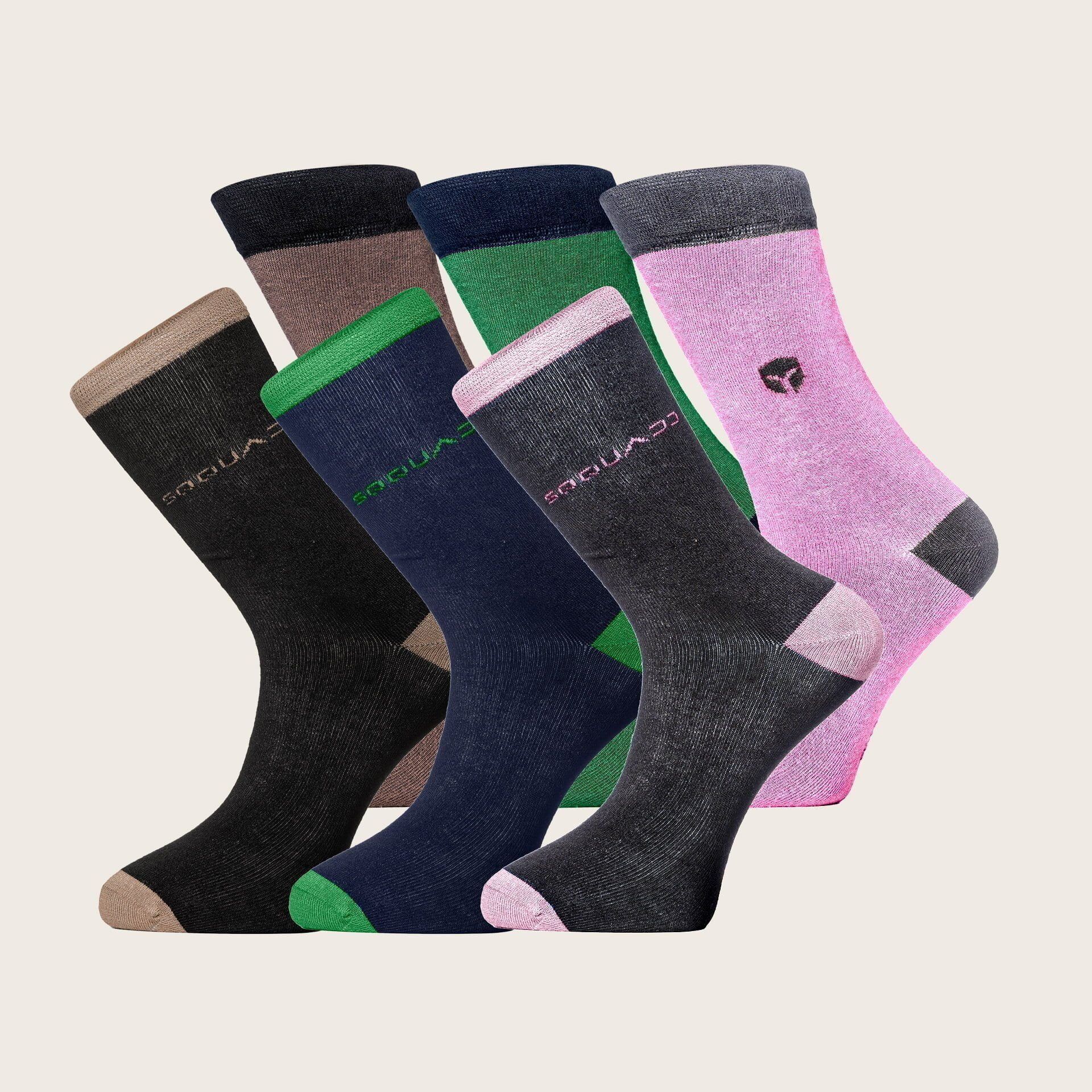 Bamboe sokken Heren Basics & Cool Sun 6-pack